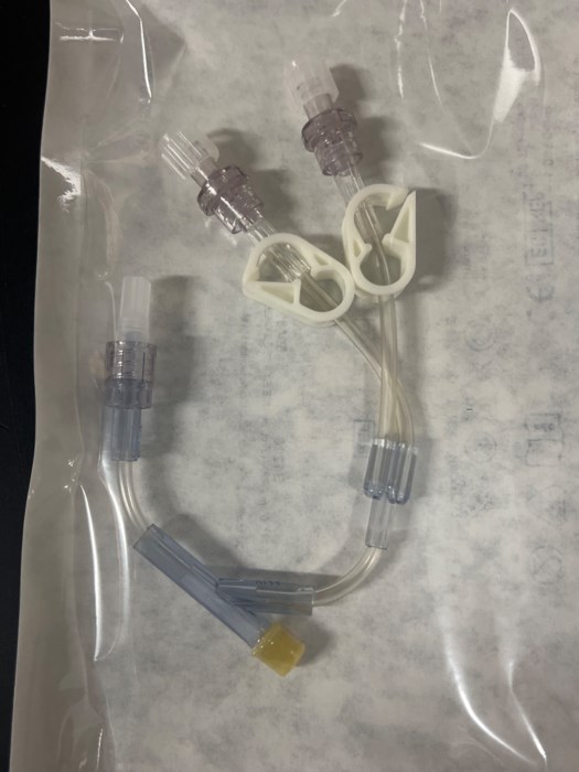 Icu Medical Bifuse Ext Set W Check Valves Inj Site Clamps