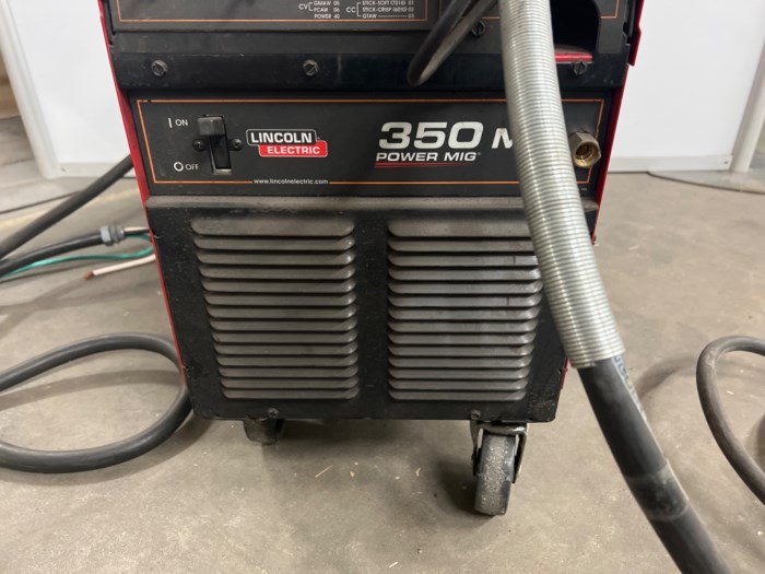 Lincoln Electric Power Mig 350MP Single Phase Multi Process Welder For Sale