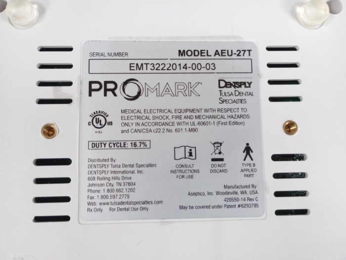 Lot Of 4 Dentsply Promark AEU 27T Endodontic Motor Console For Sale