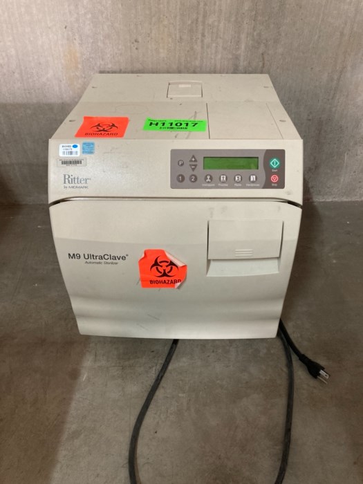 Ritter By Midmark M Ultra Clave Automatic Sterilizer For Sale