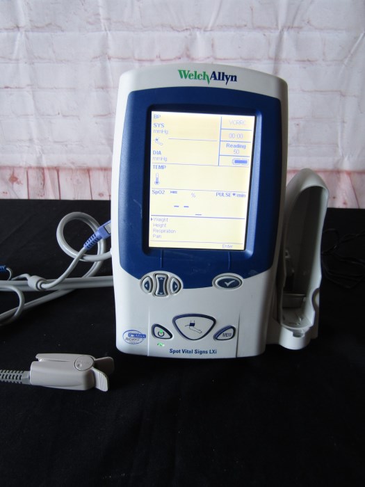 Welch Allyn Spot Lxi Vital Signs Monitor For Sale