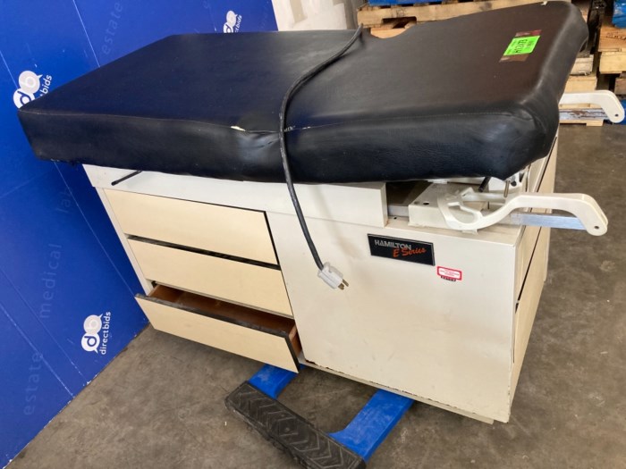 (1) Hamilton E Series Exam Table for sale