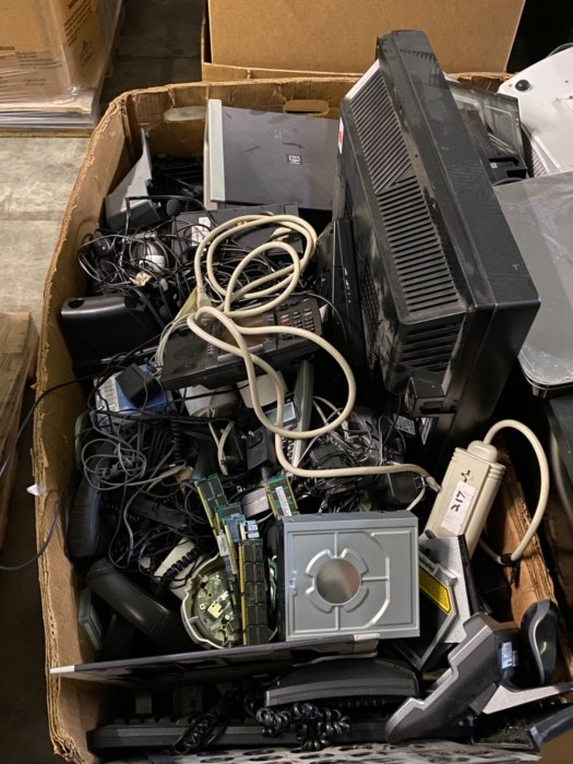 (1) Pallet of miscellaneous Computer Parts for sale