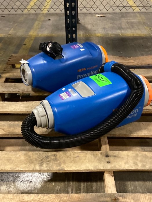 (2) Prevalon Air Pump HEPA Equipped for sale