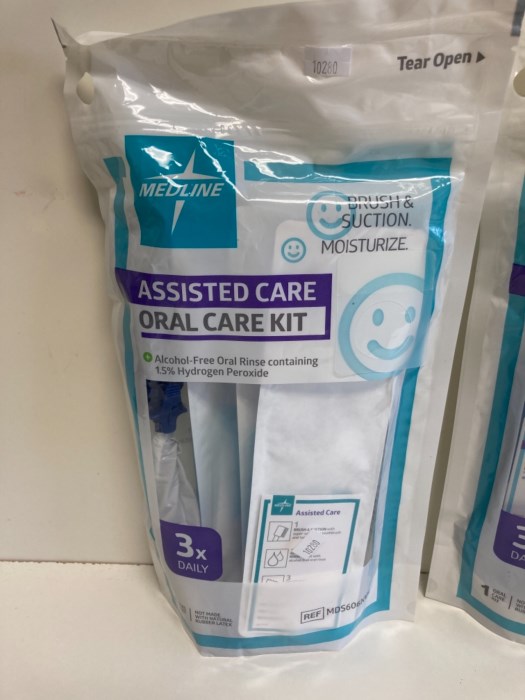 (3) Assisted Care Oral Care Kits For Sale