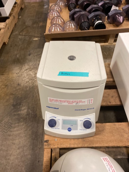 (3) Pallets of Assorted Centrifuges for sale