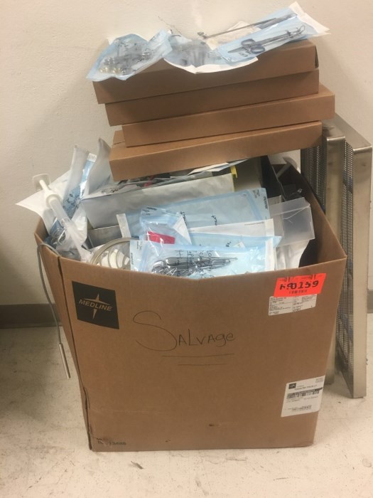 Box of Surgical Tools and Equipment for sale