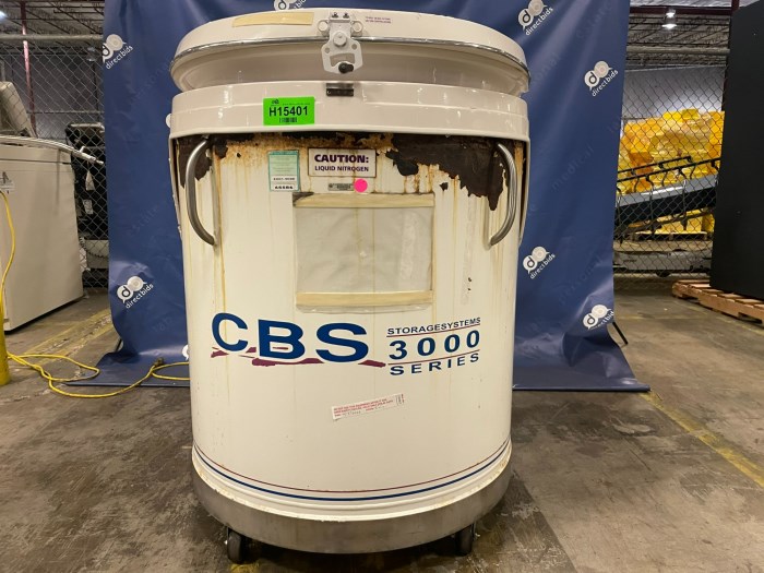 CBS Liquid Nitrogen Storage System for sale