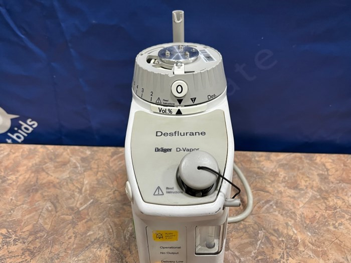 Drager Desflurane DVapor Anesthesia Vaporizer for sale