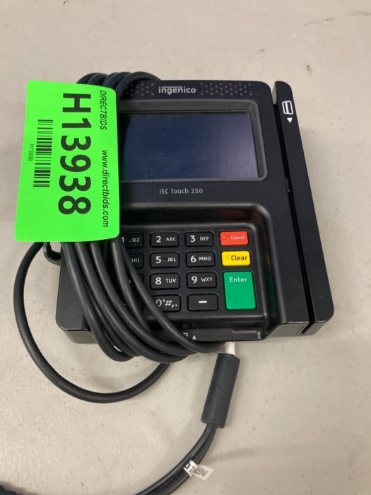 Ingenico ISC250 Touch Credit Card Terminal