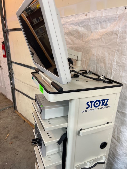 Karl Storz Endoskope Cart With Tricam Sl Ntsc Scb Xenon W O And Nds