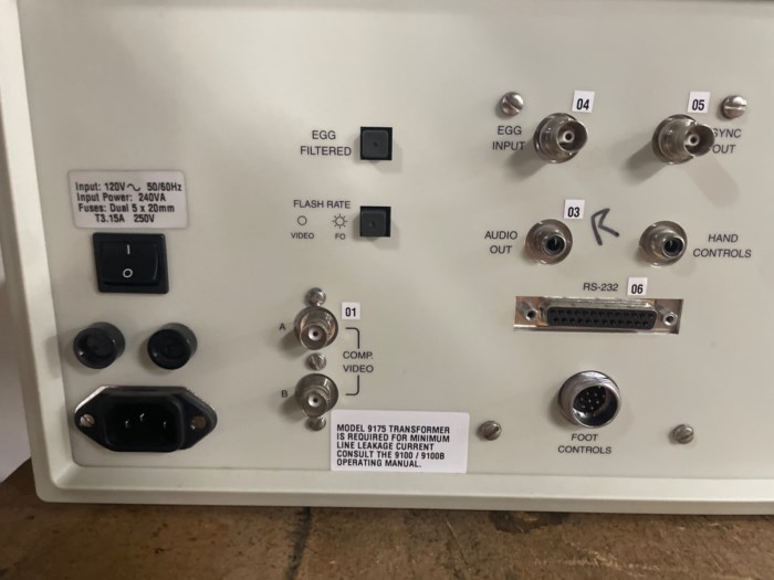 KAY RLS 9100 B Rhino-Laryngeal Stroboscope For Sale