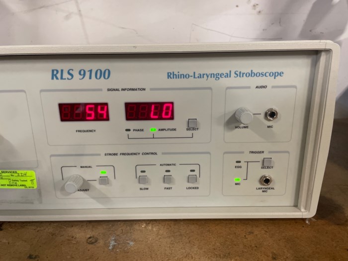 Kay RLS 9100 Rhino-Laryngeal Stroboscope For Sale