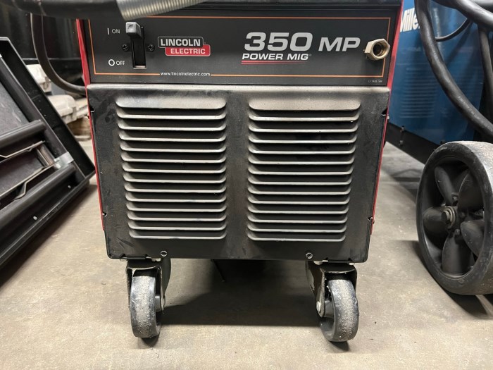 Lincoln Electric Power Mig 350MP Single Phase Multi-Process Welder for sale