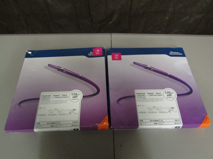 Lot Of Boston Scientific Angiojet Solent Omni Thrombectomy