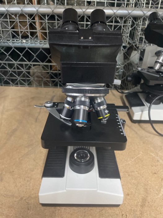 Lot of (7) Omax Tabletop Microscopes for sale