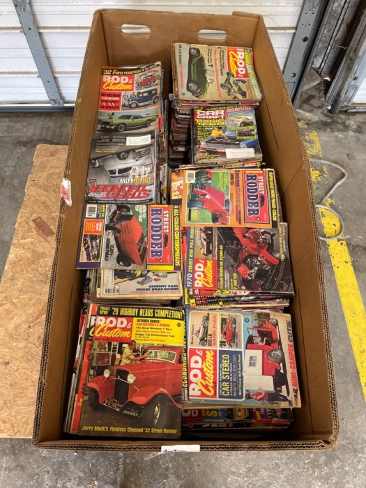 Lot of Approximately ~100 Vintage Automotive Magazines for sale