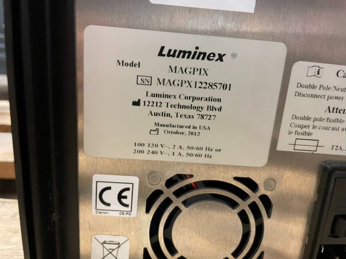 Luminex MAGPIX Microplate Reader *Powered on at time of auction* for sale