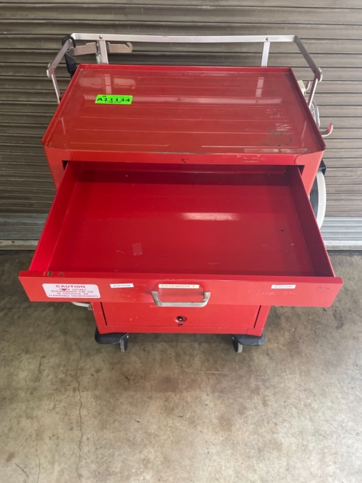 Medical Rolling Tool Cart with Outlet for sale