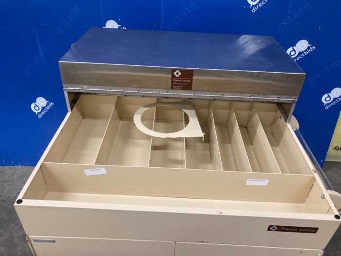 Plaster Vender Storage Cart for sale