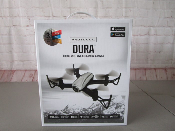 protocol duradrone with live streaming camera