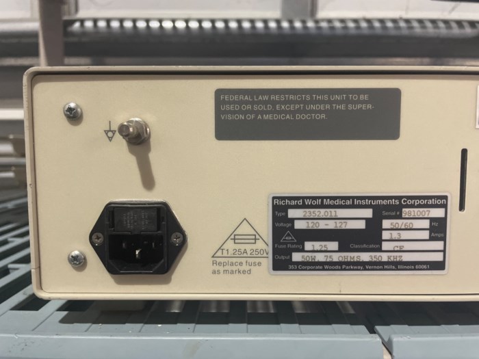 Richard Wolf 2352 BiPolar Generator for sale