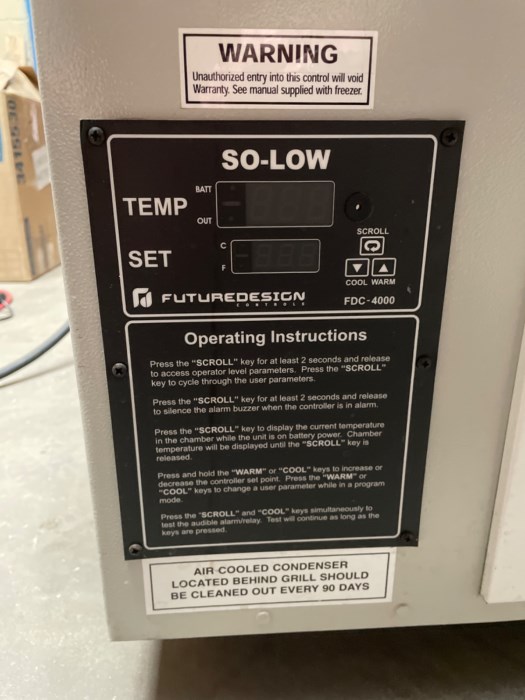 So-Low Model: PV85-21 Premier Freezer for sale