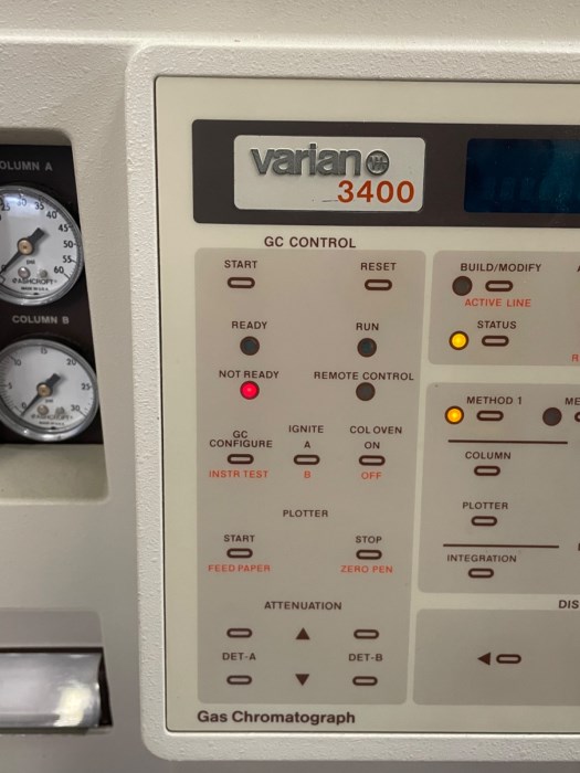 Varian 3400 Gas Chromatograph For Sale